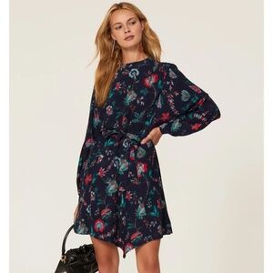 Derek Lam Rent the Runway Navy Floral Dress sz 46/10 $475
